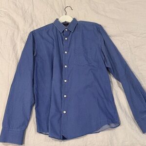 UNTUCKit Blue Casual Button Down Shirt